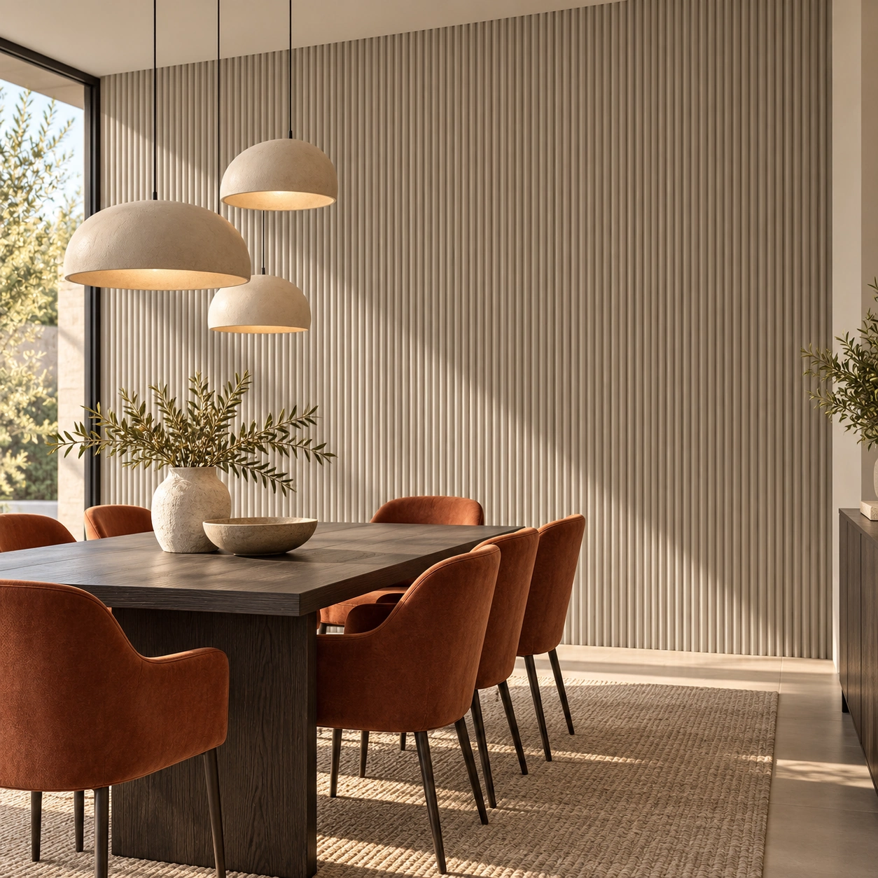 MDF Wall Panel - Milk Tea PC1-47 project 2